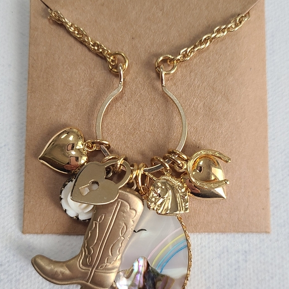 Vintage Curated Charm Necklace - Picture 2 of 3